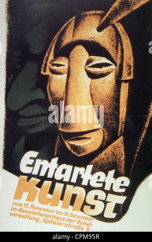 Ausstellung "Entartete Kunst", 1937 Stockfoto