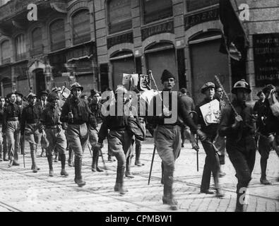 Marsch auf Rom, 1922 Stockfoto