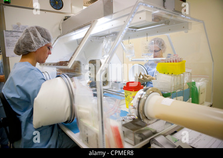 VORBEREITUNG FÜR CHEMOTHERAPIE Stockfoto