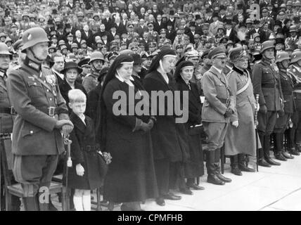 Hindenburgs Beerdigung, 1934 Stockfoto