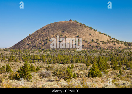 Schonchin Butte. Lava Betten Nationaldenkmal, Kalifornien. Stockfoto