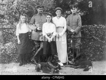 August von Oldenburg mit Familie, 1914 Stockfoto