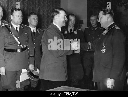 Adolf Hitler mit Hermann Göring, 1940 Stockfoto