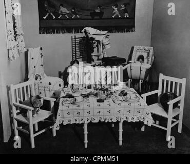 Kinderzimmer, 1928 Stockfoto
