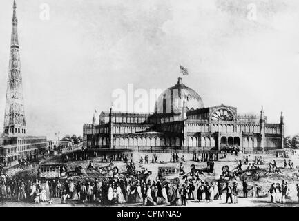 Kristallpalast auf der Weltausstellung in New York, 1853 Stockfoto