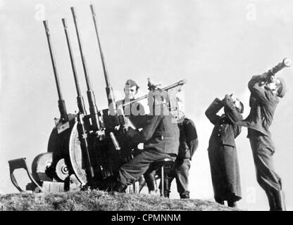 Deutsche 2cm Flak 38 an der Ostfront, 1941 Stockfoto