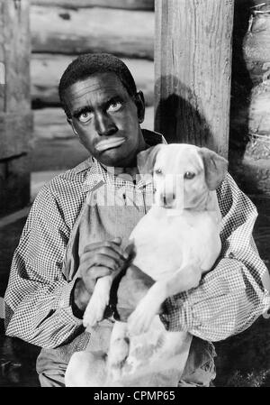 Al Jolson mit weisser in "Wunder Bar", 1934 Stockfoto