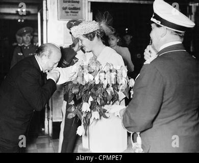 Karl Ritter, Emmy Göring, Hermann Göring, 1939 Stockfoto