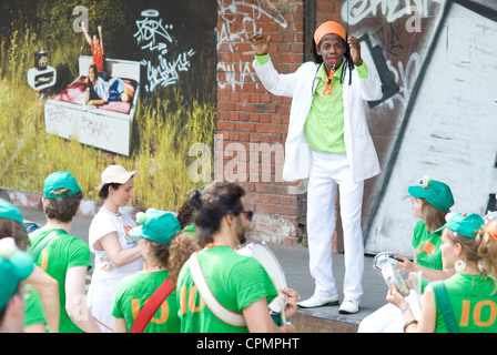 Karneval der Kulturen Berlin 2012 Samba Stockfoto