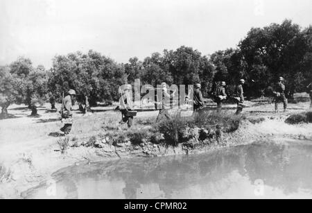 Gebirgsjäger auf Kreta 1941 Stockfoto