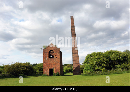 Cobbs Engine House auch bekannt als Windmill End Pumping Station Netherton West Midlands England Großbritannien Warren's Hall Park Stockfoto