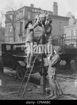 Amerikanische Pfadfinder in Chicago, 1926 Stockfoto