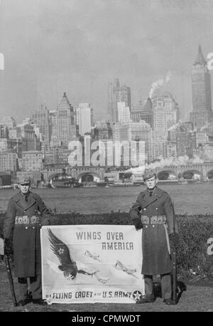 Recruiting-Kampagne der US-Armee in New York, 1941 Stockfoto