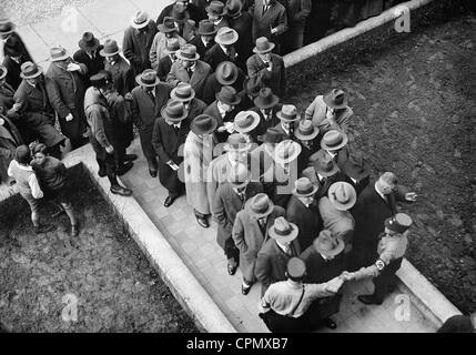 Jüdische Anwälte vor der Bar Association, 1933 Stockfoto