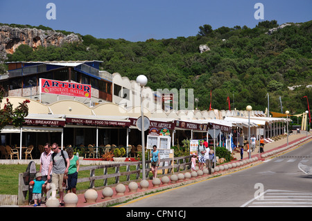 Ortszentrum, Son Bou, Menorca, Balearen, Spanien Stockfoto