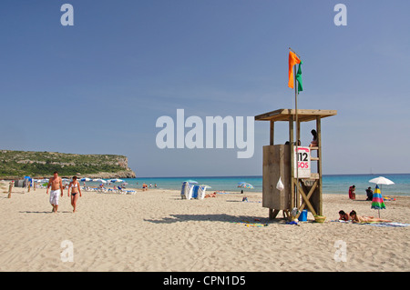 Platja de Son Bou, Son Bou, Menorca, Balearen, Spanien Stockfoto