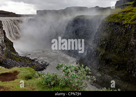 Wasserfall Dettifoss, Vatnajökull-Nationalpark, Island Stockfoto