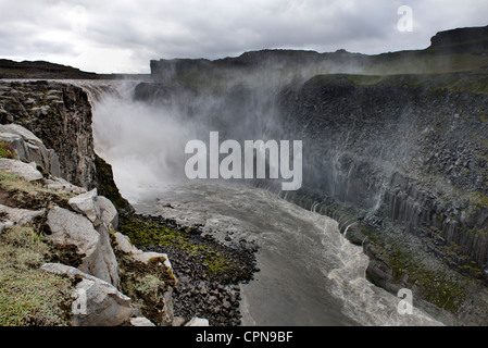 Wasserfall Dettifoss, Vatnajökull-Nationalpark, Island Stockfoto