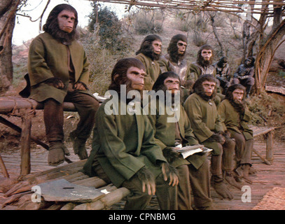 Schlacht um den Planet der Affen Stockfoto