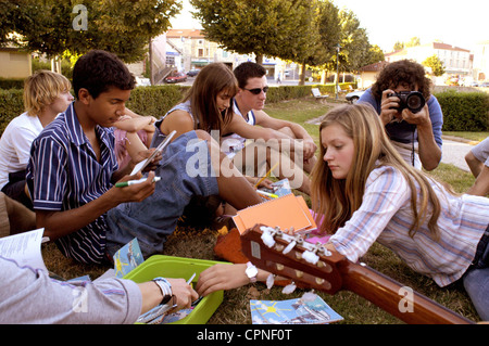 Französisch Für Anfänger Stockfoto