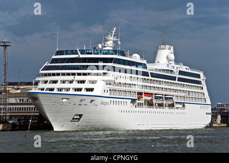 Kreuzfahrtschiffe Insignia im Hafen von Helsinki Finnland Stockfoto