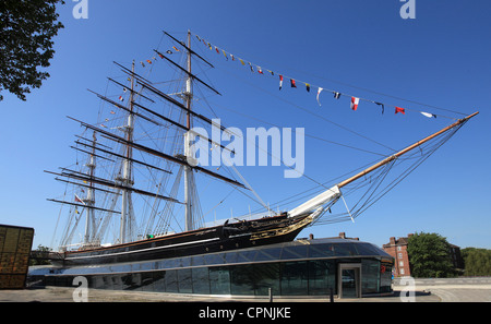 Das Schiff Cutty Sark in Greenwich in London Stockfoto