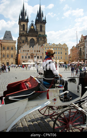 Altstädter Ring UNESCO Prag Tschechische Republik Stockfoto