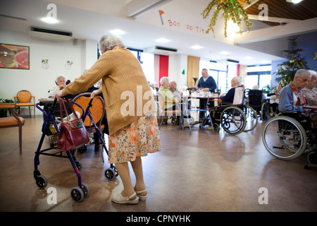 HEIM FÜR ÄLTERE MENSCHEN Stockfoto