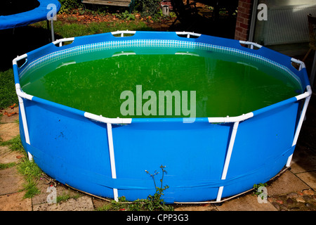 Stagnierende Schwimmbad. Stockfoto