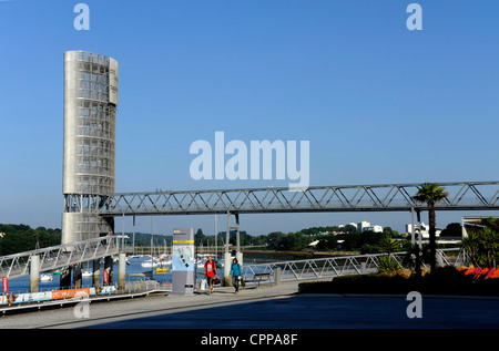 Cite De La Voile Eric Tabarly, Segel Stadt, Hafen von Lorient, Morbihan, Bretagne, Bretagne, Frankreich Stockfoto