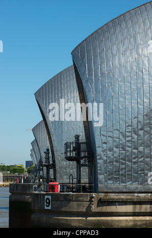 Thames Barrier, Woolwich, London, England. Stockfoto