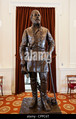 Robert E. Lee Statue im Virginia State Capitol Building Rudulph Evans im Jahr 1931 erstellt. Stockfoto