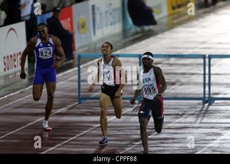 Dai Tamesue (JPN), 9. August 2005 - Leichtathletik-Foto - Datei: 10. IAAF World Championships Männer 400 m Hürden-Finale im Olympiastadion Helsinki, Helsinki, Finnland. (Foto von Jun Tsukida/AFLO SPORT) Stockfoto