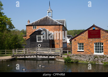 Whitchurch Seide Fräsen, Hampshire, england Stockfoto