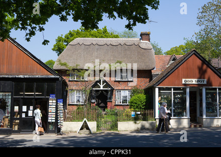 Burley Straße New Forest Hampshire England uk Stockfoto