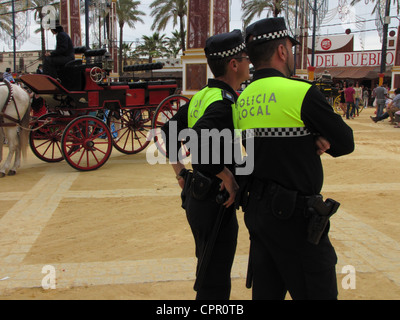 Spanien-Andalusien-Jerez De La Frontera kann Horse Fair Feria Caballo Warenkorb parade Stockfoto