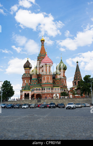 Basilius Kathedrale in Moskau Stockfoto