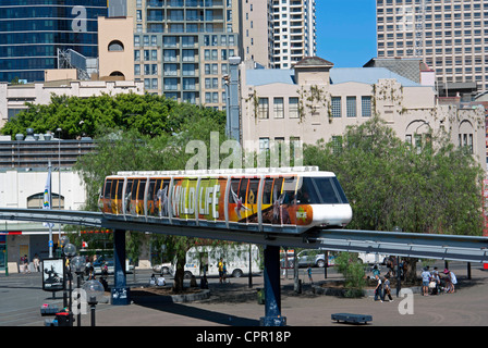 Die Sydney Monorail Stockfoto