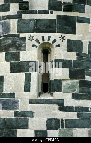 Das 12. Jahrhundert Pisaner Romanik Kirche Eglise von San Michele de Murato Nebbio Region in der Nähe von Saint Florent Korsika Frankreich Stockfoto