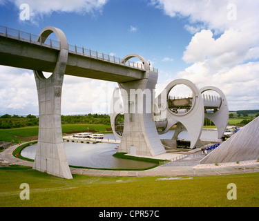 Falkirk Wheel Schottland in der Fruchtfolge Stockfoto