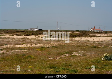 Blick über Dungeness Wildlife Natur Reserve Kent UK Stockfoto