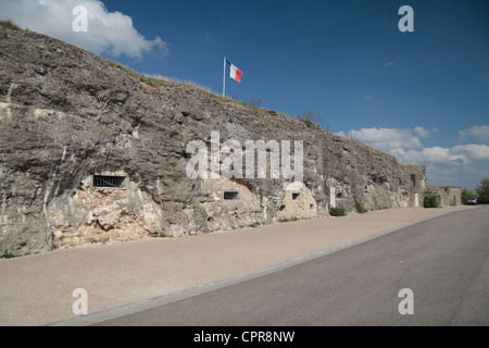 Fort Vaux, befindet sich in Vaux-Devant-Damloup, Meuse, Frankreich. Stockfoto