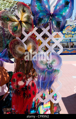 Schottisches Festival stall Verkauf butterfly fairy Wings an der Costa Mesa, Orange County, Kalifornien, USA Stockfoto