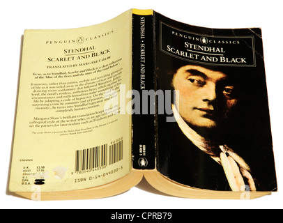 Rot und Schwarz von Stendhal Stockfoto