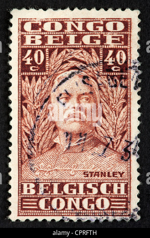 Belgisch-Kongo Briefmarke Stockfoto