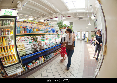 Die Essex Street Market in der Lower East Side in New York Stockfoto