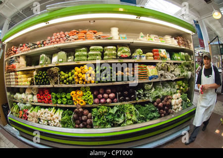 Die Essex Street Market in der Lower East Side in New York Stockfoto