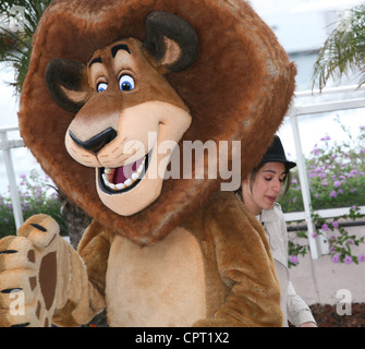 Alex bei Madagascar 3: Europas Most Wanted Fototermin bei der 65. Filmfestspiele von Cannes. Stockfoto