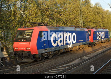 SBB Güterzug Köln Süd durchzogen Stockfoto