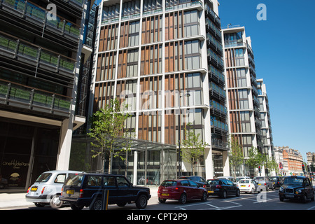 One Hyde Park Apartments, Knightsbridge, London, UK. Stockfoto